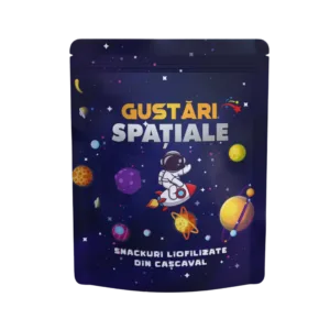 Pungă Gustări Spațiale cu cașcaval liofilizat